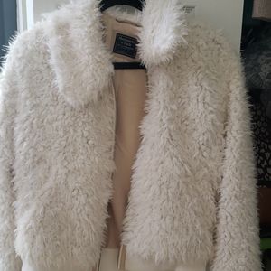 Faux fur jacket